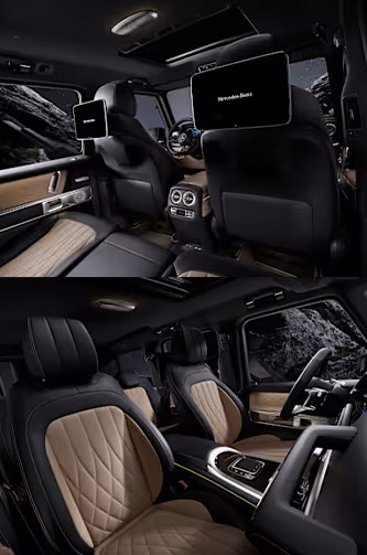 Luksuzni enterijer Mercedes G-Klase sa premium sedištima
