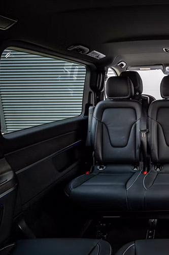 Putnički prostor Mercedes Vito za prevoz zaposlenih i poslovna putovanja